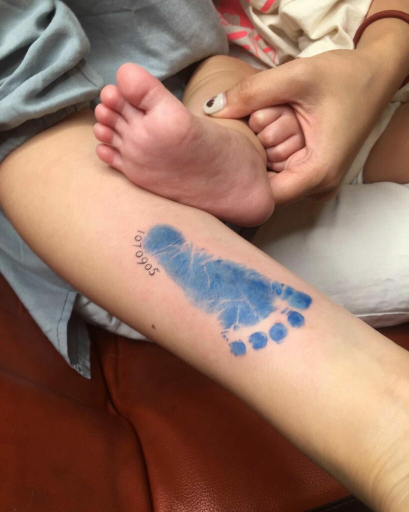 30 Cute Baby Footprint Tattoos 2023