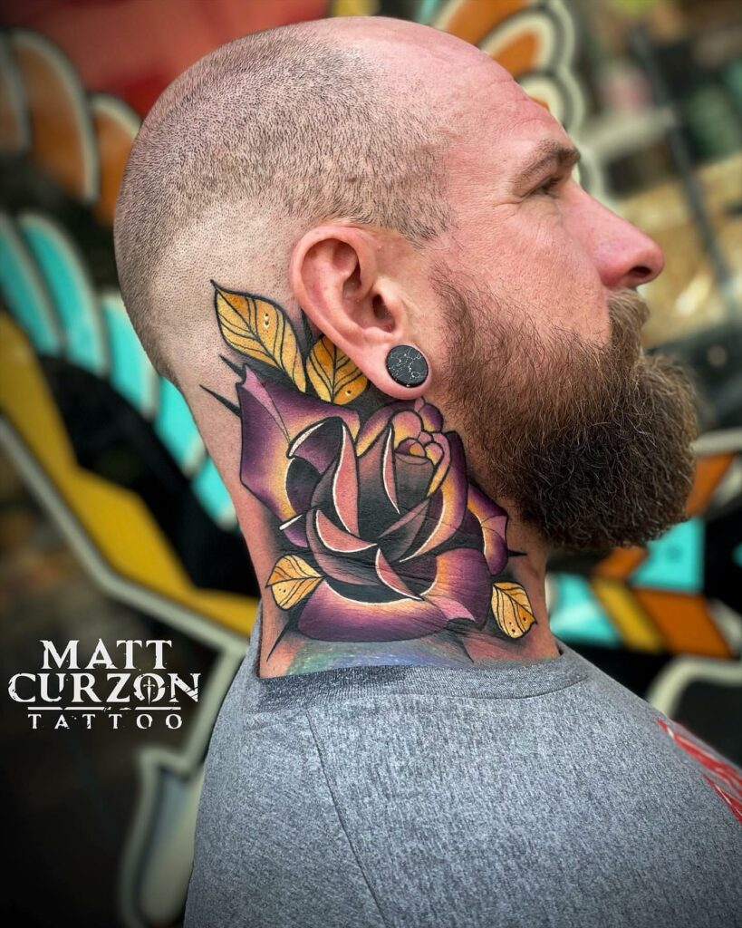 Top 71 Best Rose Neck Tattoo Ideas  2021 Inspiration Guide