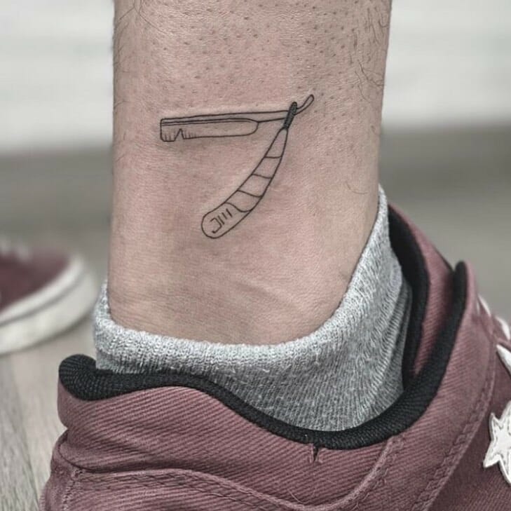 Barber Small Tattoo