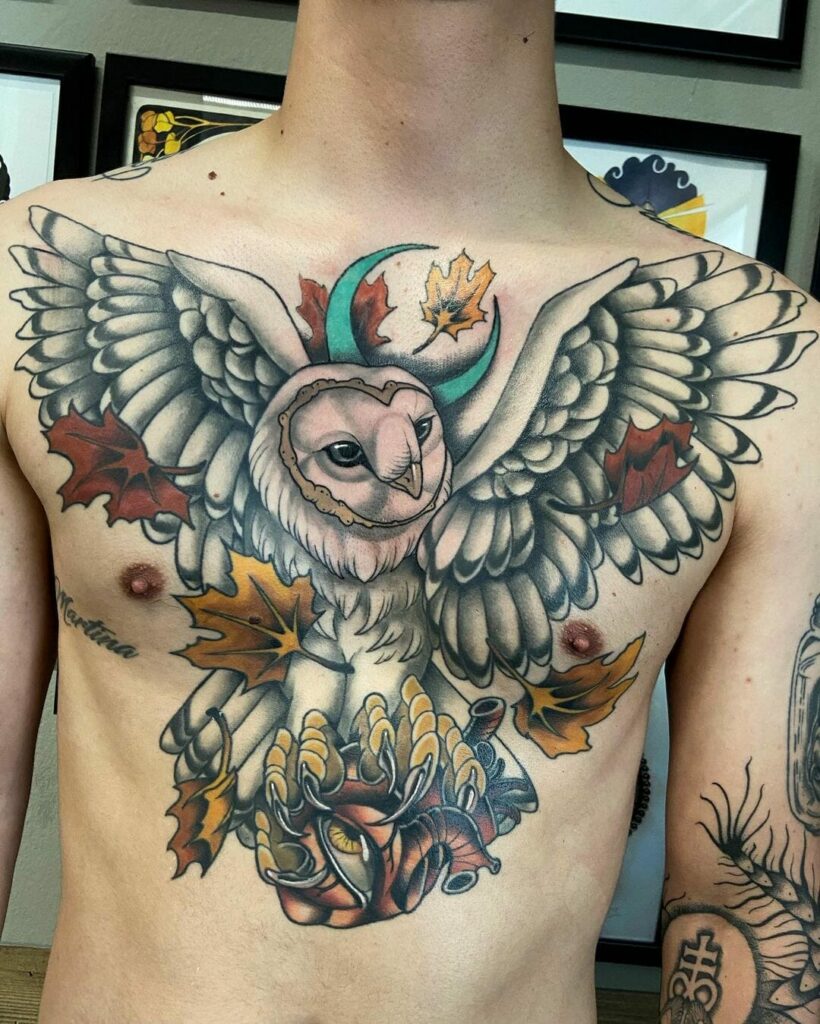 11+ Best Barn Owl Tattoo Ideas You'll Have To See To Believe! alexie