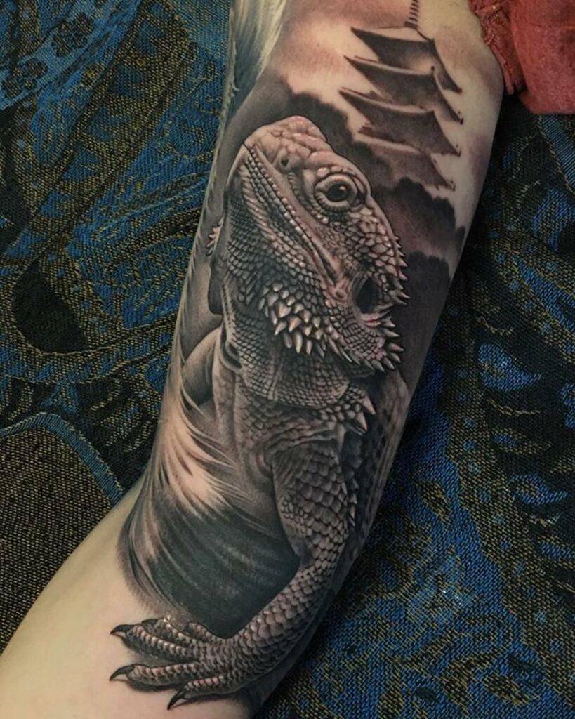 18+ Bearded Dragon Tattoo Ideas To Inspire You! - alexie