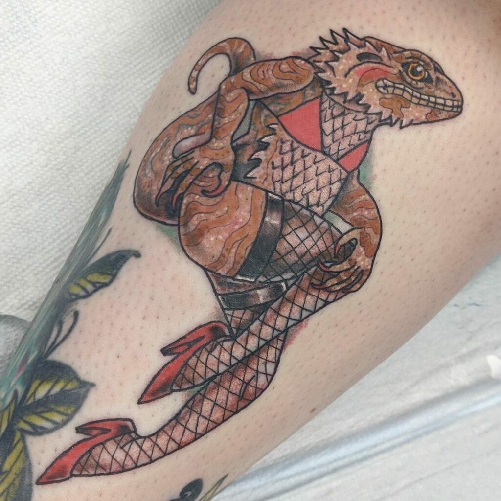 Bearded Dragon Tattoo Ideas