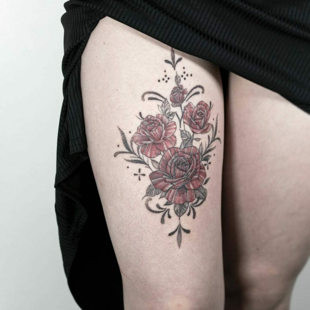 Beautiful Botanical Tattoos With Floral Motif