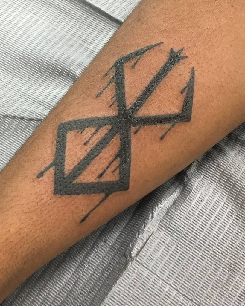 Berserk Curse Mark Tattoo