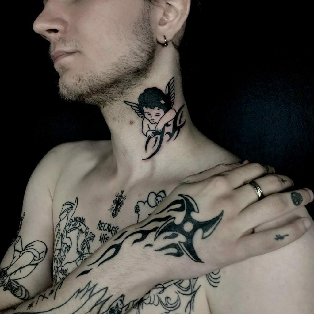10+ Angel Neck Tattoo Ideas That Will Blow Your Mind! - alexie