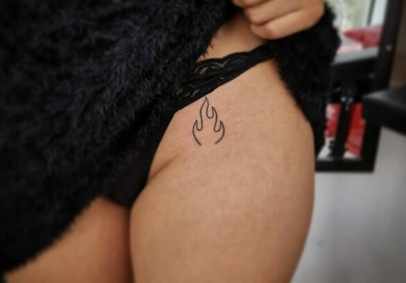 Best Feminine Pelvic Tattoo