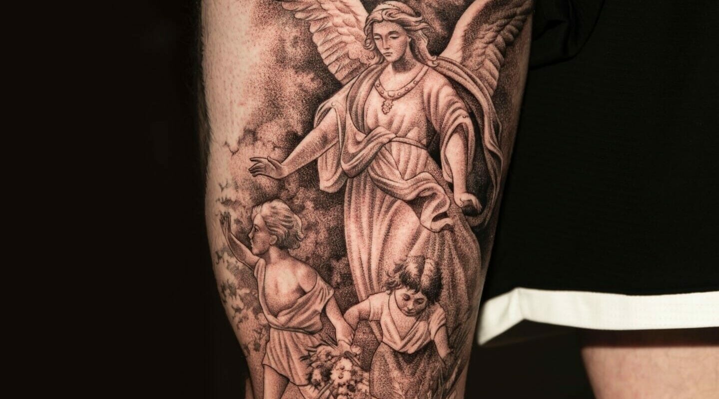 Best Guardian Angel Tattoo