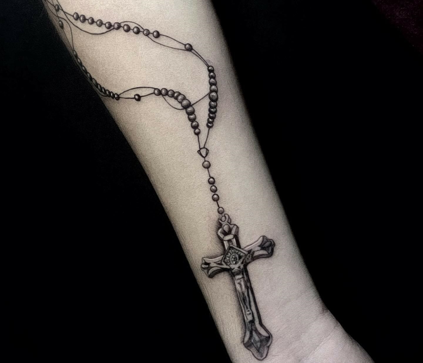 Rosary Tattoos History Meanings  Designs