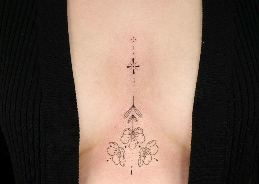 40 Breast Tattoos for Women that Steal Your Heart in 2023  Fashionterest