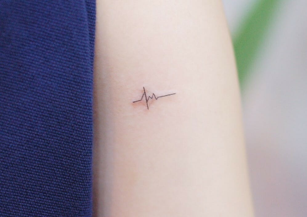Arm Minimalism Pulse tattoo at theYoucom