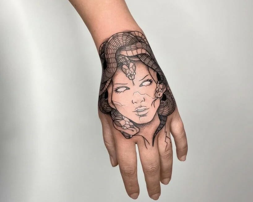 11+ Medusa Hand Tattoo Ideas That Will Blow Your Mind! - alexie