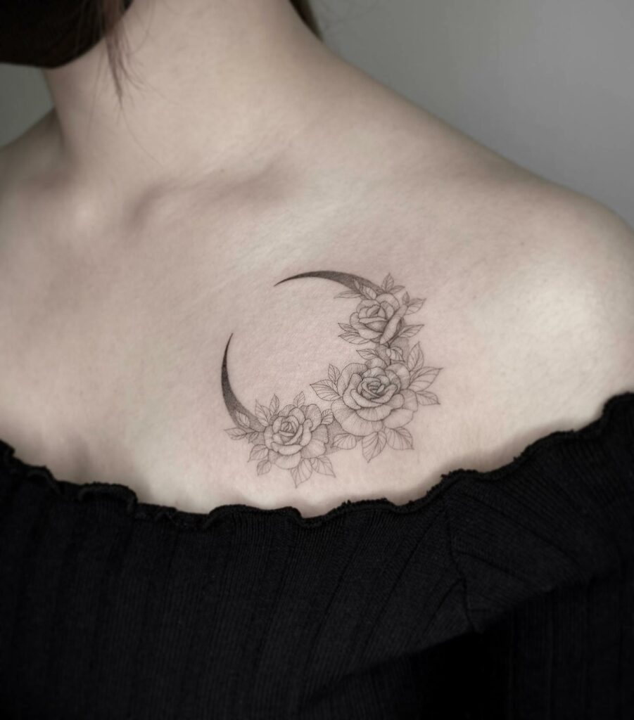 Magnetic Power of Moon Tattoo and Its Meanings  Glaminati