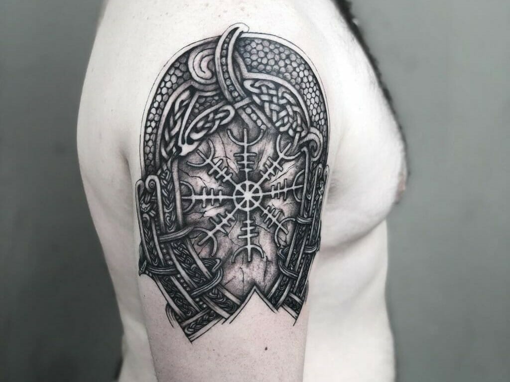 Norse tattoo idea by kyledc94 vikings norse norsemythology  vikingtattoo norsetattoo  Instagram