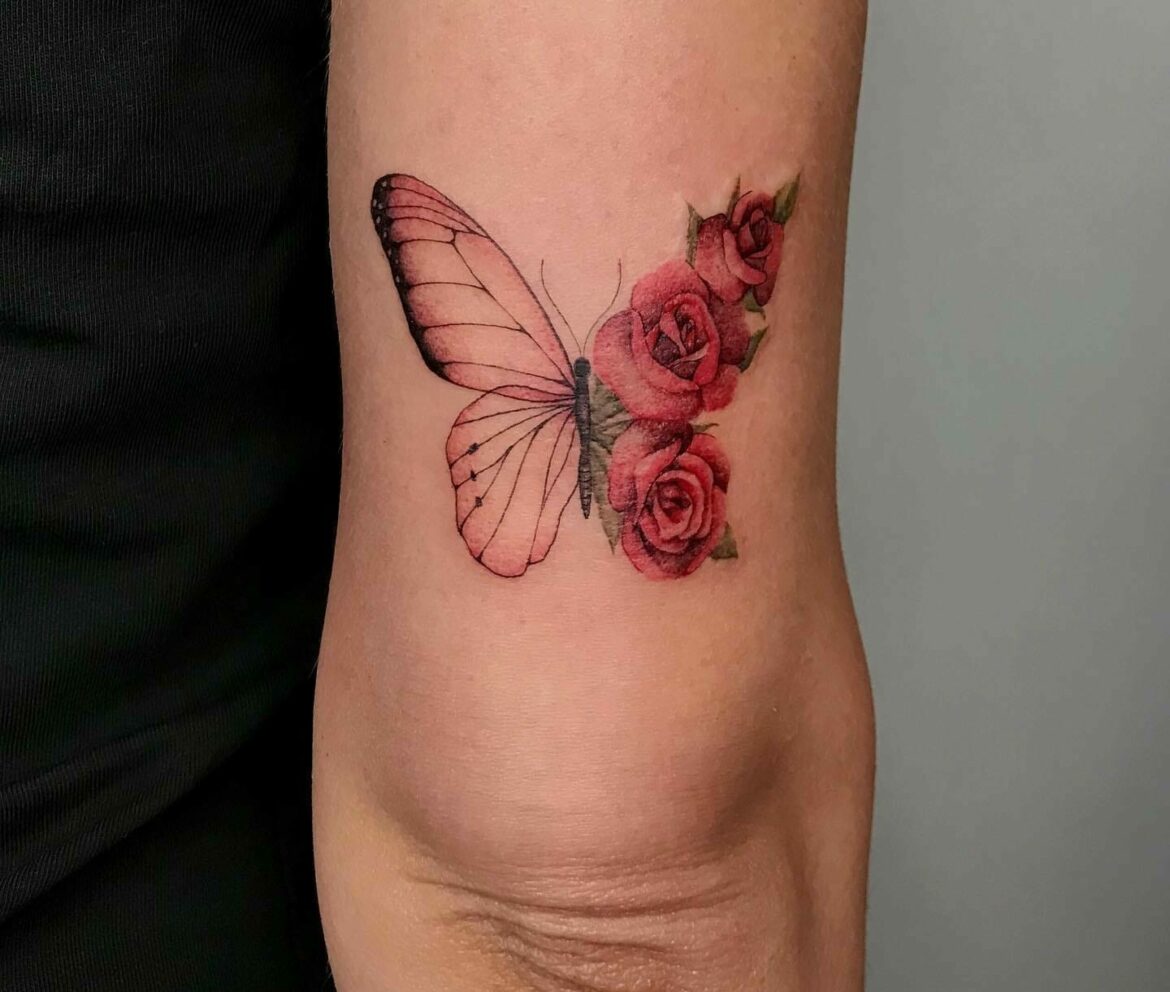 11+ Rose And Butterfly Tattoo Ideas That Will Blow Your Mind!