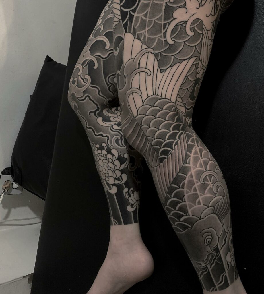 Tattoo uploaded by Bloodline Tattoo Phuket  Realistic Full Leg Sleeve   Tattoodo