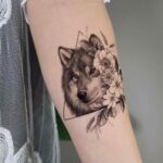 Best Wolf Tattoo Stencil