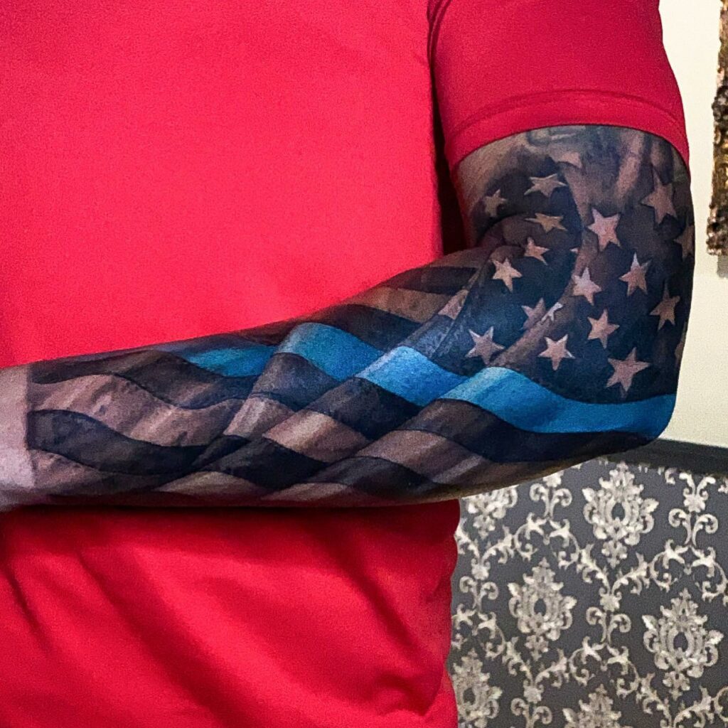 American Flag Tattoos for Men  Ideas and Designs for Guys