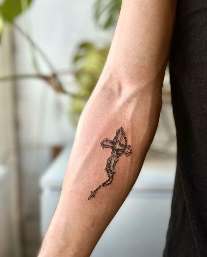 Tattoo uploaded by Tatted Life Tattoos  Rosary tattoo  Tattoodo