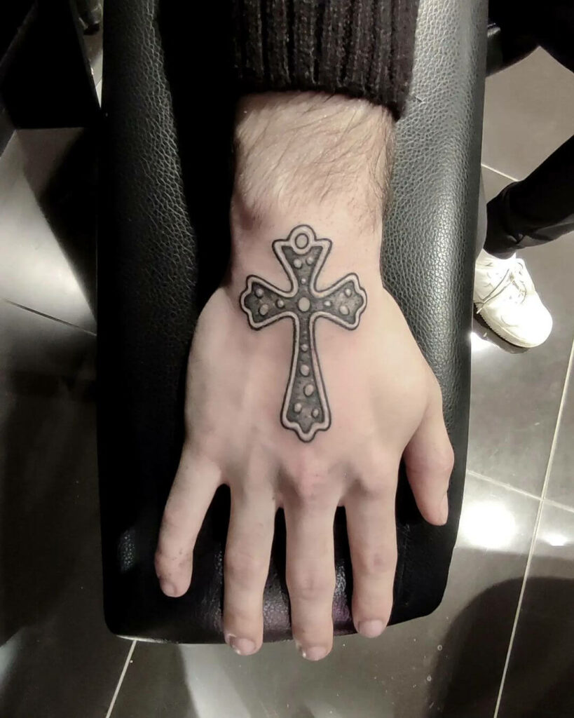 Greek Cross Tattoo Designs  照片图像