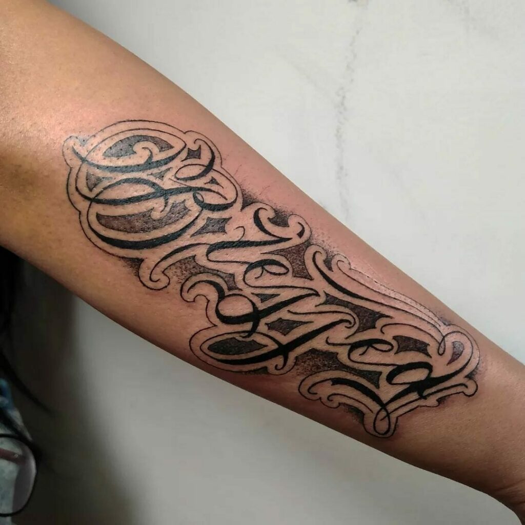 Blessed Tattoo On Arm