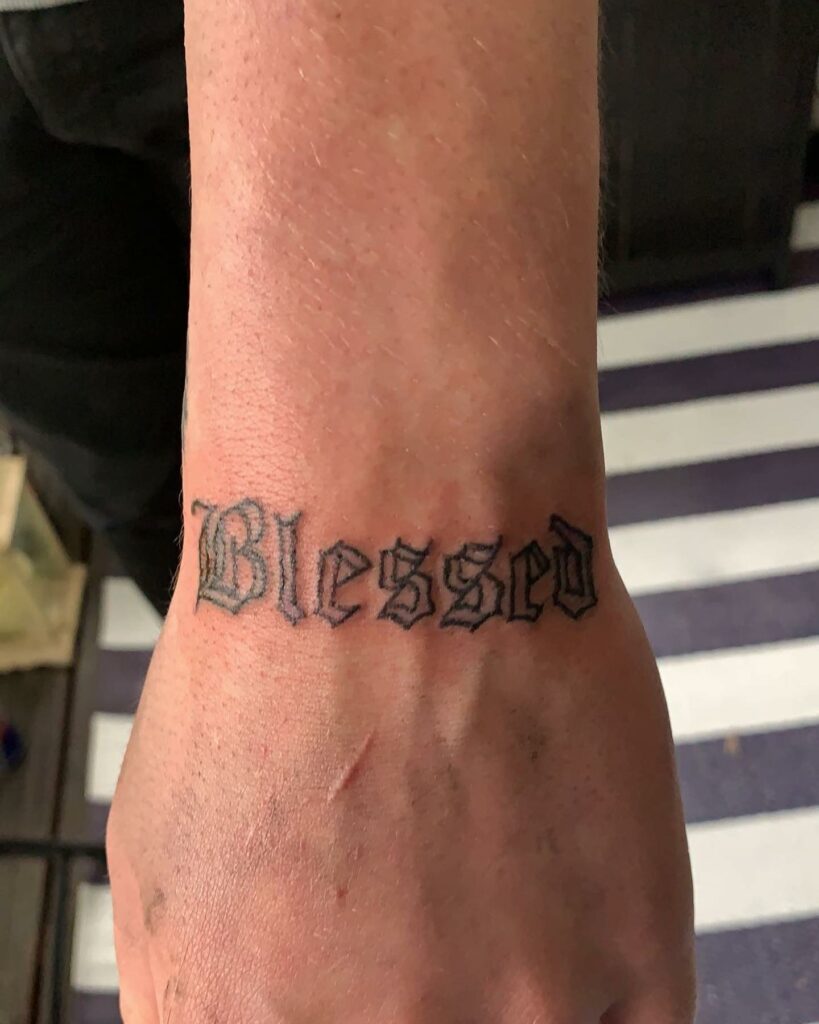 Blessed Wrist Tattoos