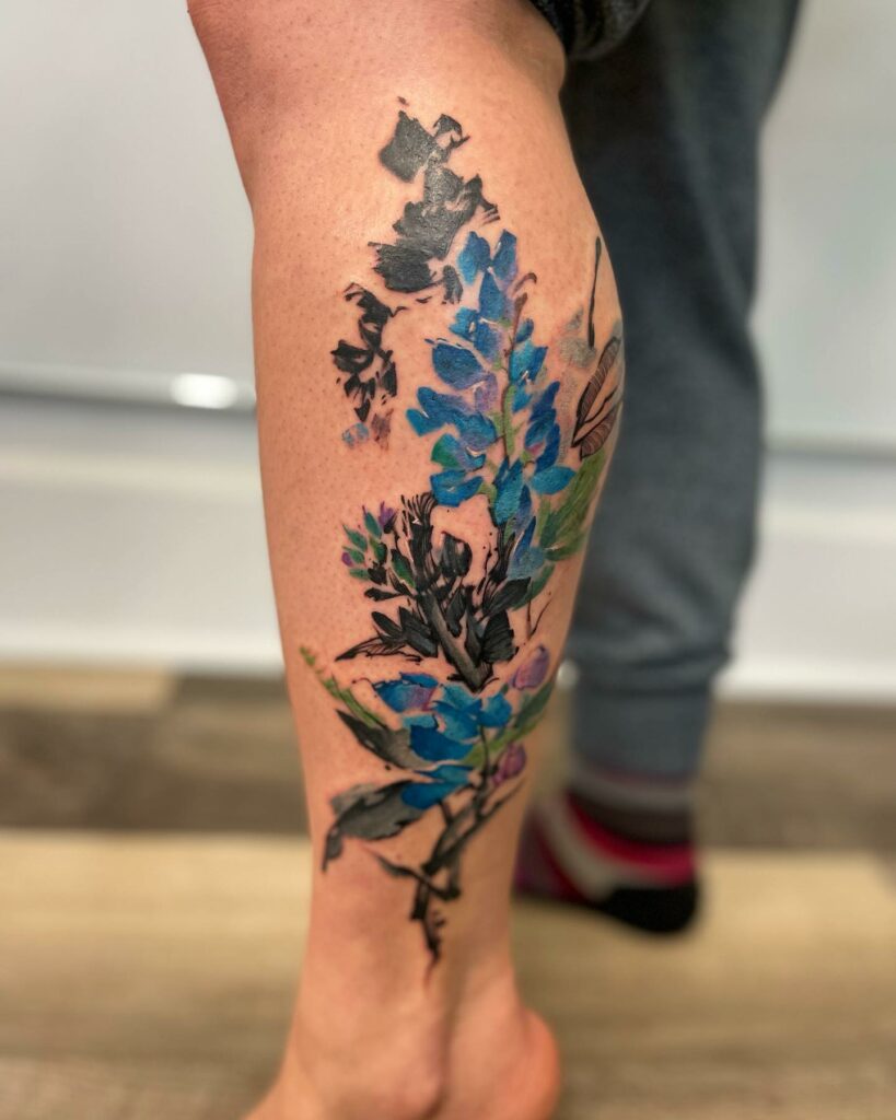 Bluebonnets Tattoo