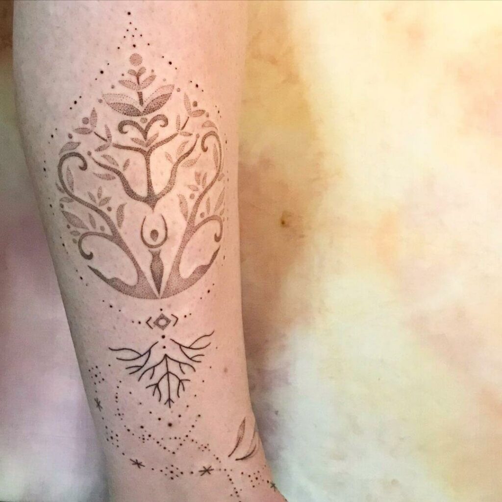 Bodhi Tree Tattoo For Women