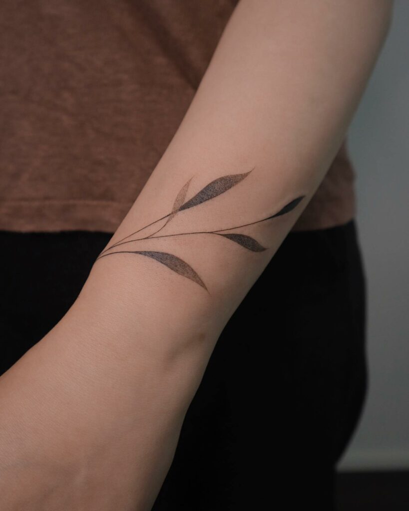 Botanical Flash Tattoo