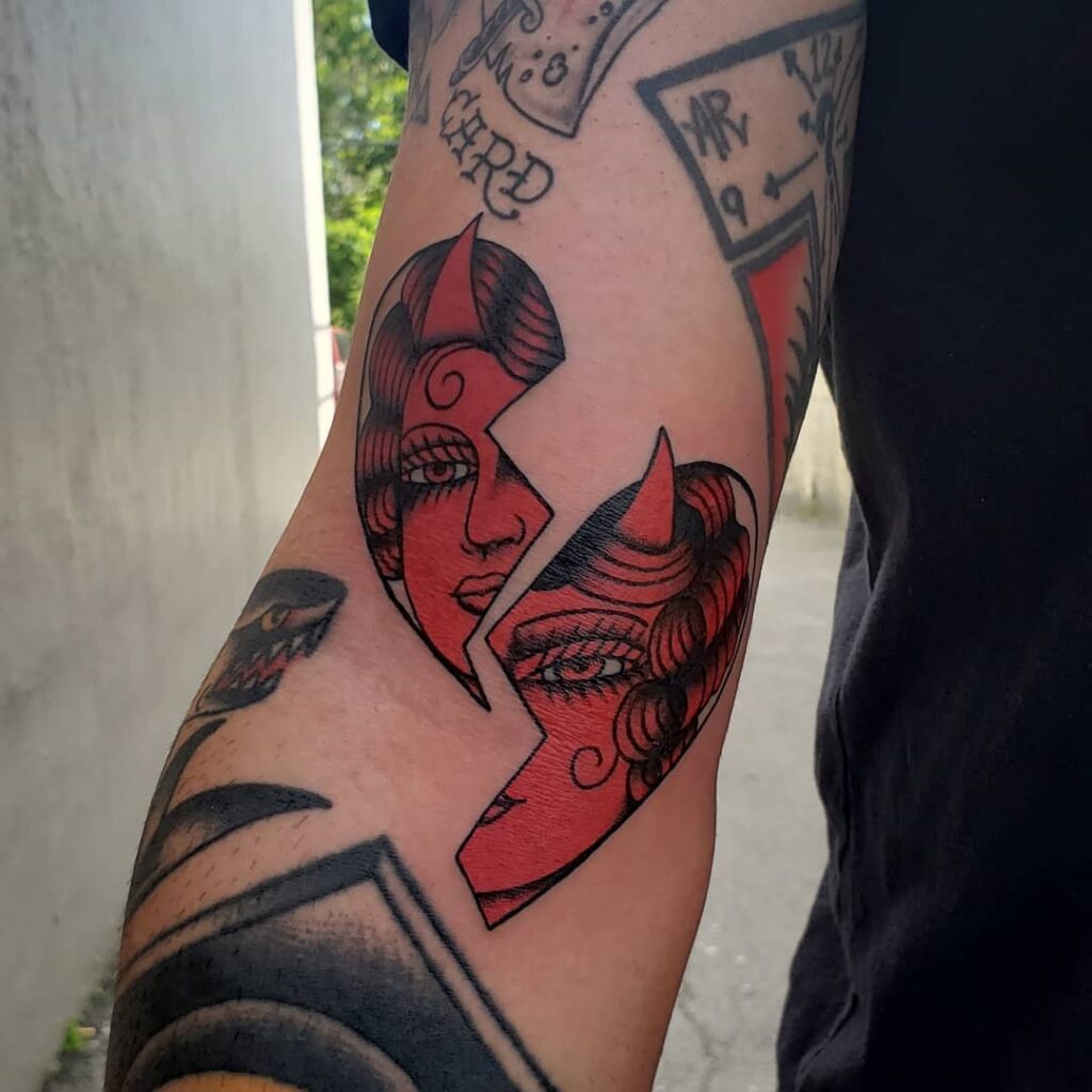 Broken Heart Tattoo - The Devil Edition