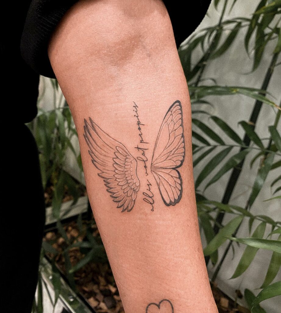 11 Best Butterfly Angel Tattoo Designs