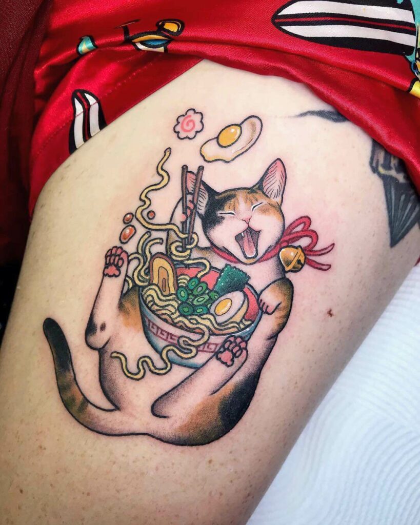 Calico Cat Tattoo