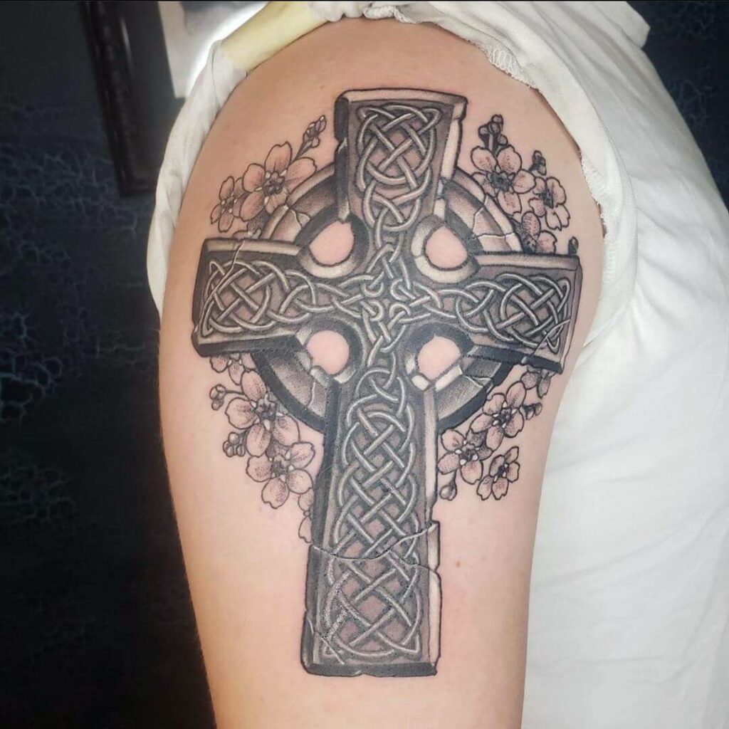 Celtic Cross Sword Tattoo