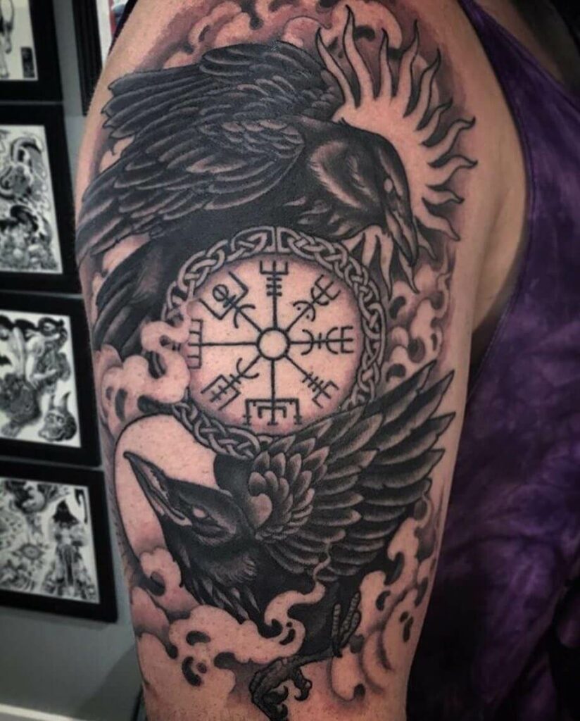 10+ Hugin And Munin Tattoo Ideas That Will Blow Your Mind! alexie