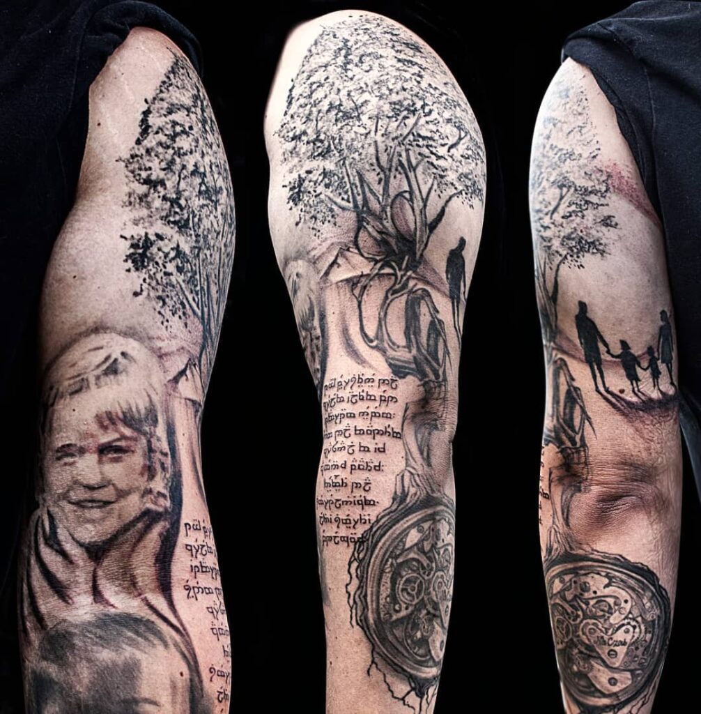 Celtic Tree Of Life Sleeve Tattoo