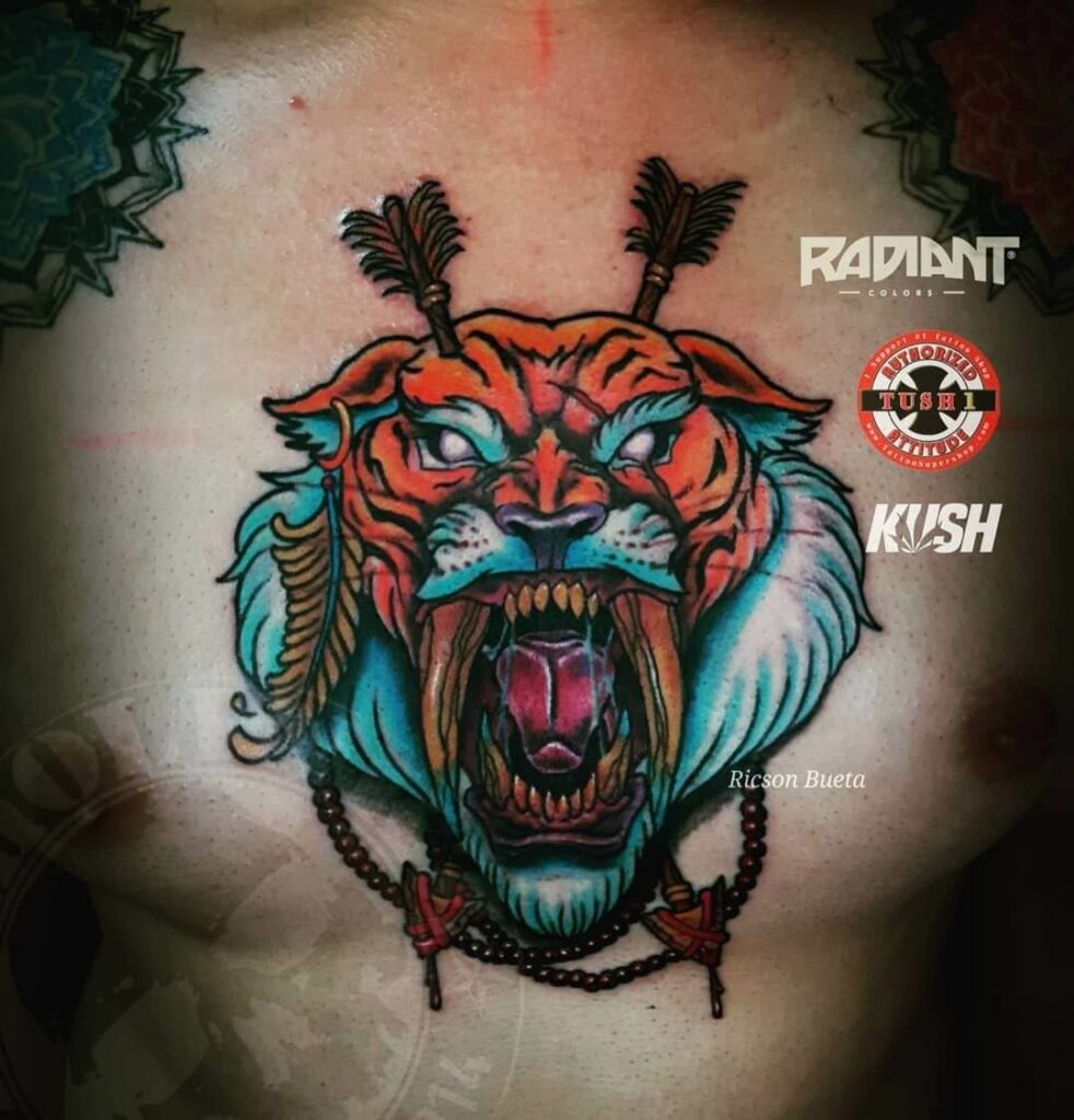 Charismatic Tiger Tattoo