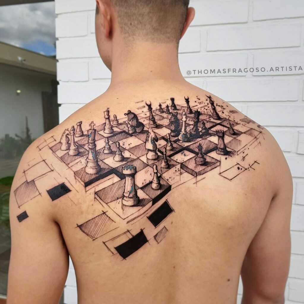 If you were to get a board game themed tattoo what game and component would  you get  rboardgames