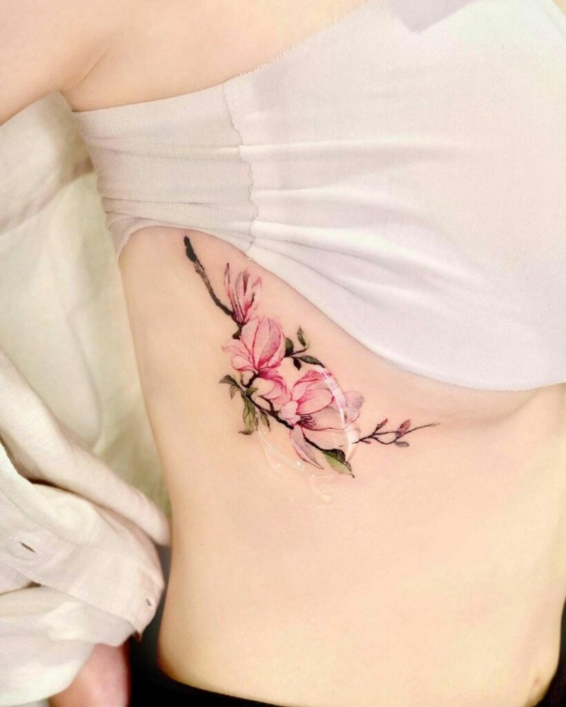 Cherry Blossom Flower Tattoo