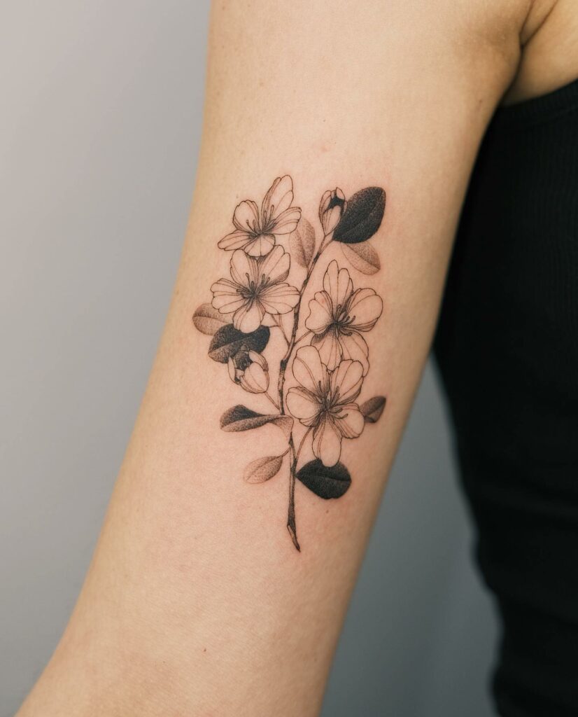 Cherry blossom tattoo