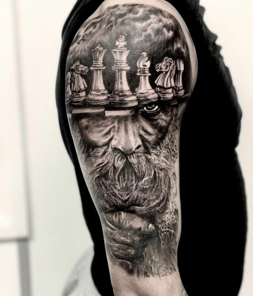 11+ Chess Board Tattoo Ideas That Will Blow Your Mind! - alexie