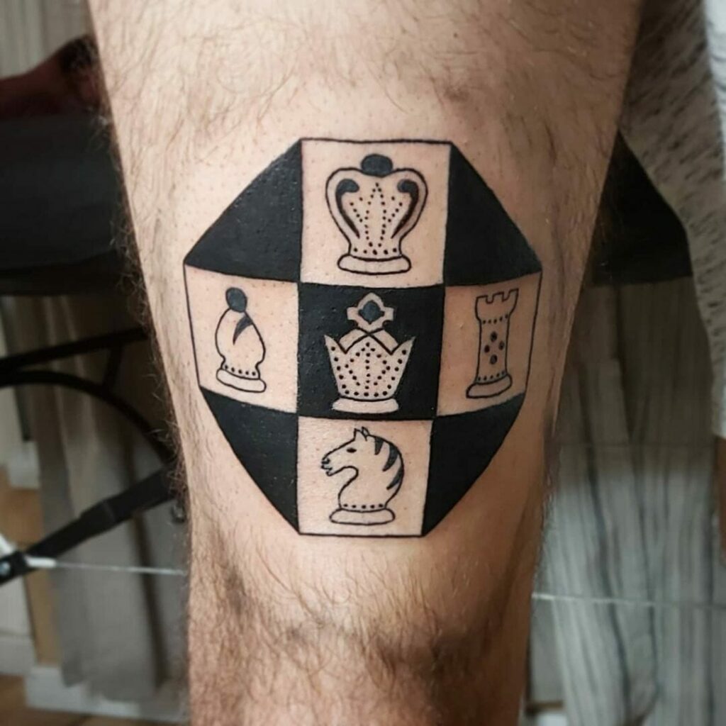 Chess Board Tattoo Family