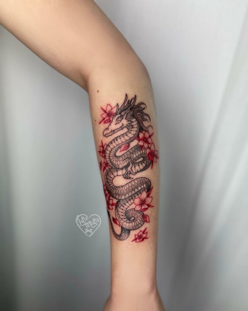 Chinese Dragon Tattoos For Women ideas