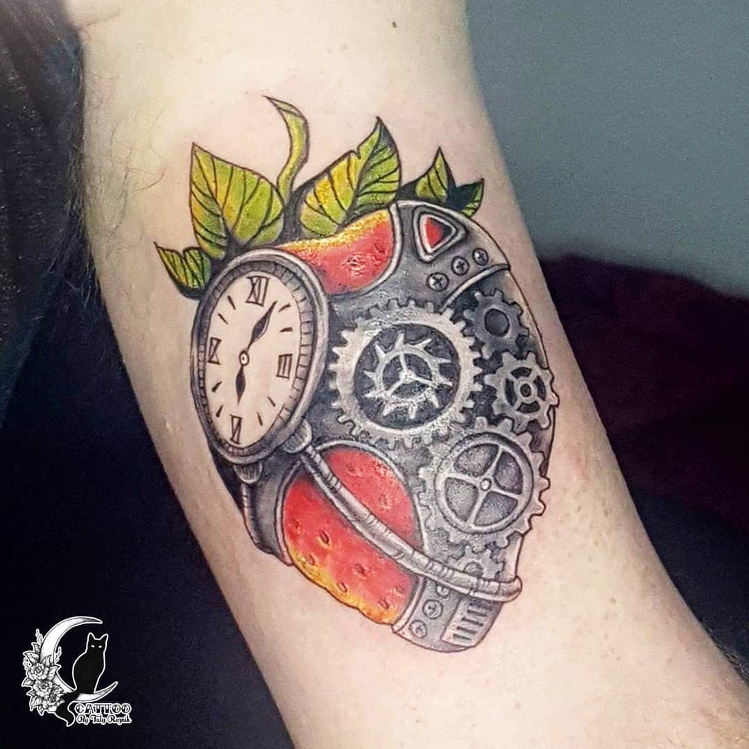clock tattoo  Inkhaus Tattoo and Piercing