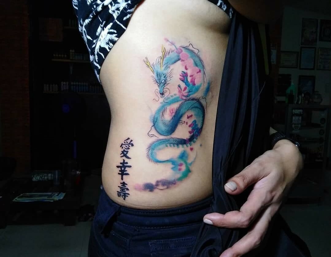 dragon color tattoo 23012020 032 dragon tattoo tattoovaluenet   tattoovaluenet