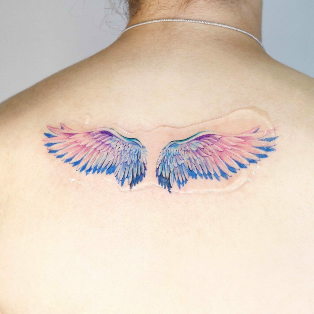 Discover 95 about small wings tattoo on back super cool  indaotaonec