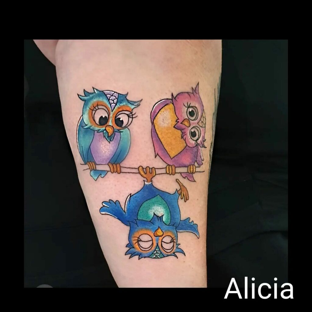 cool owl tattoo ideas