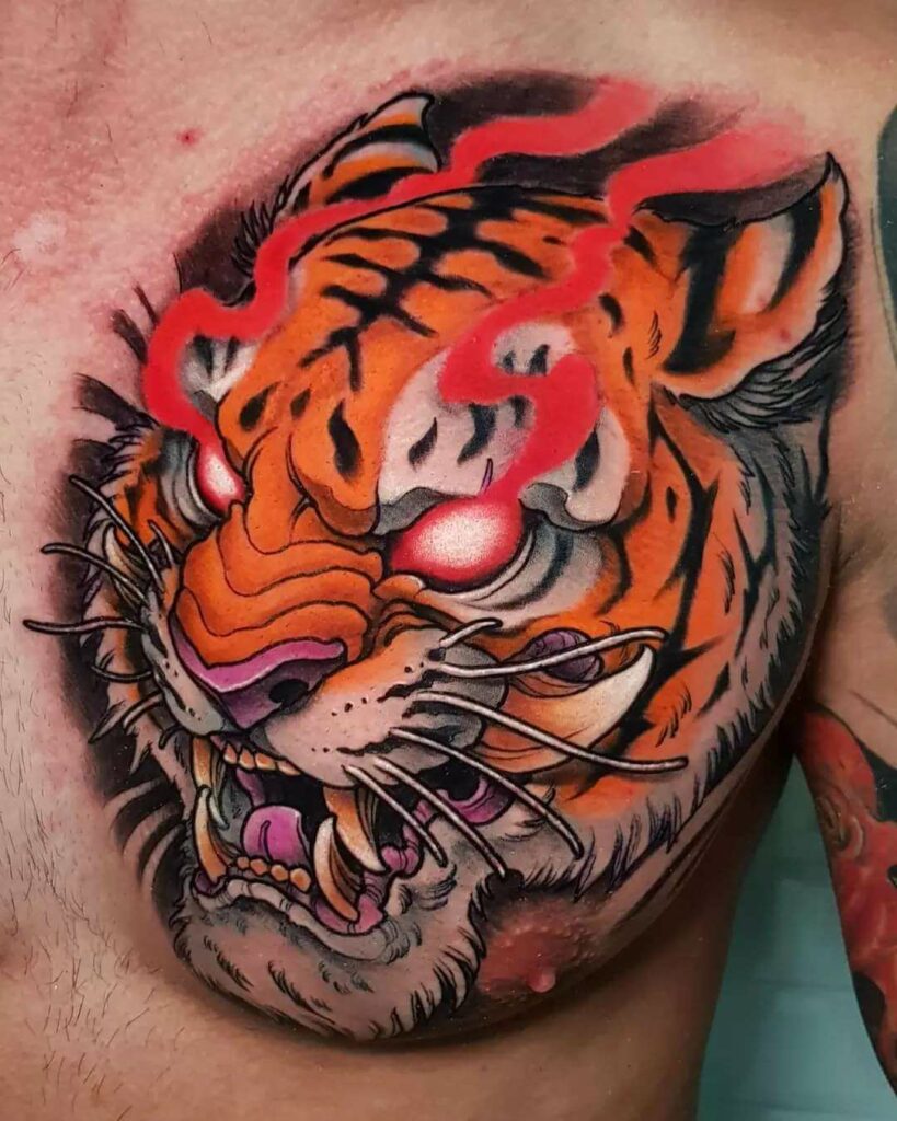 Tyler ATD tattoos  Realistic tiger chest tattoo tiger tigertattoo  chesttattoo whistler tntwhistler tyleratd  Facebook