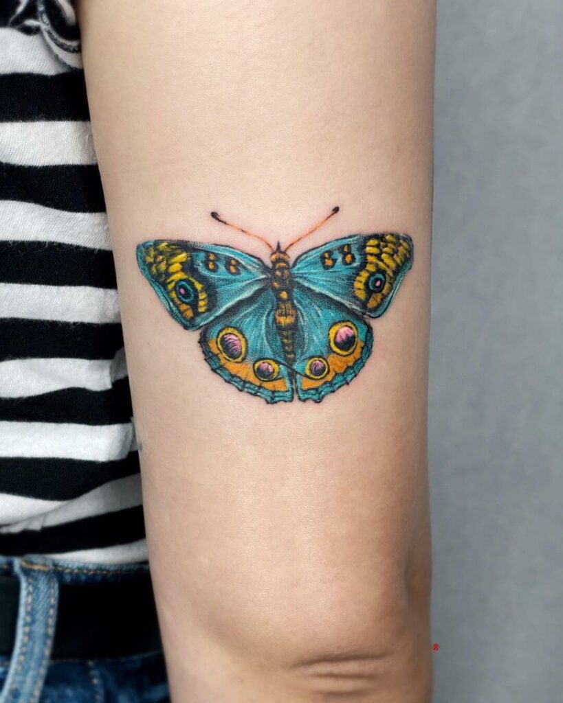 Colorful and Bright Butterfly Tattoos