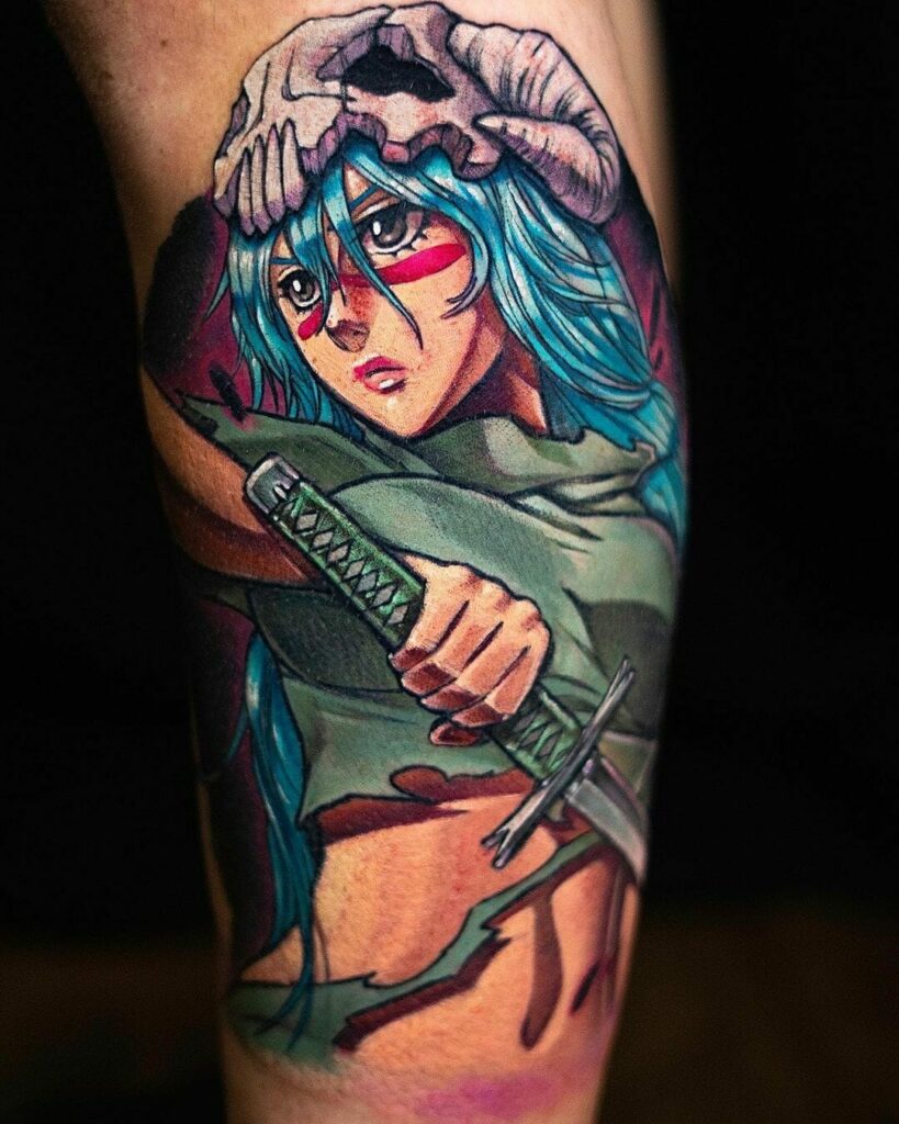 Colourful Nel Design Tattoo