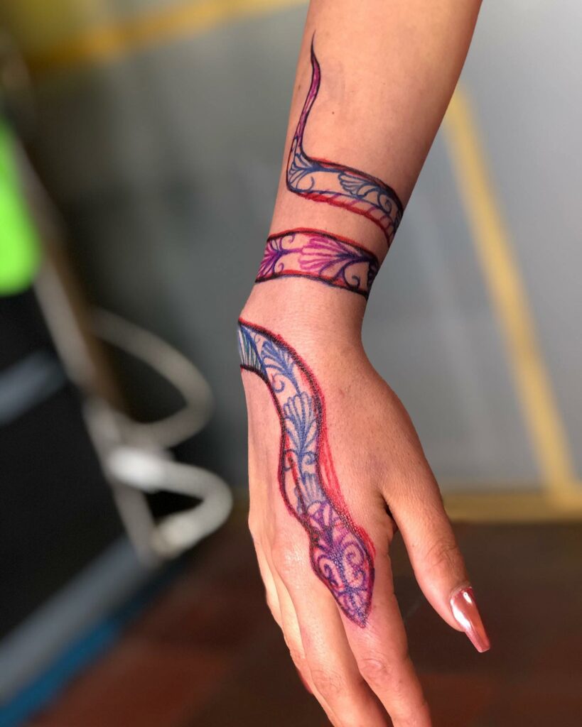 Share more than 78 snake finger tattoo latest  thtantai2