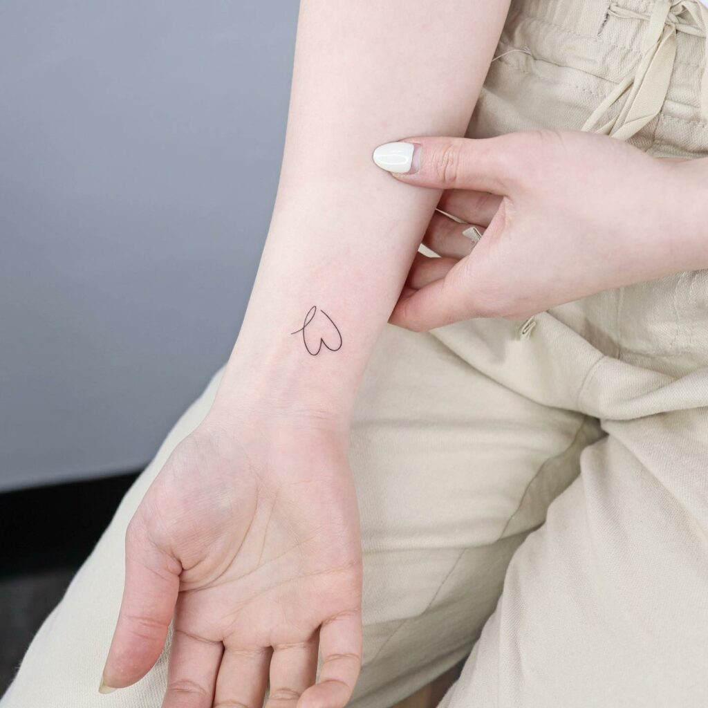 Buy Motherhood 3 Hearts Outline Temporary Tattoo  Cute Wrist Online in  India  Etsy